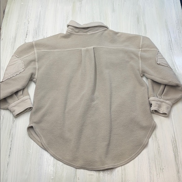 Free People Ruby Jacket Stone Color Button-Up Jacket Sz S - Picture 9 of 14